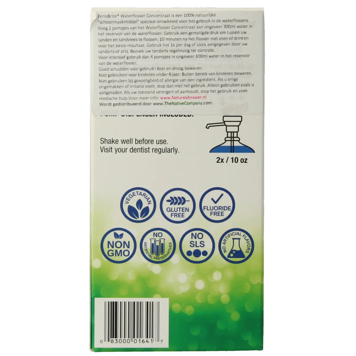 Sale Natures Answer PerioBrite monddouche 22 kruiden en Q10