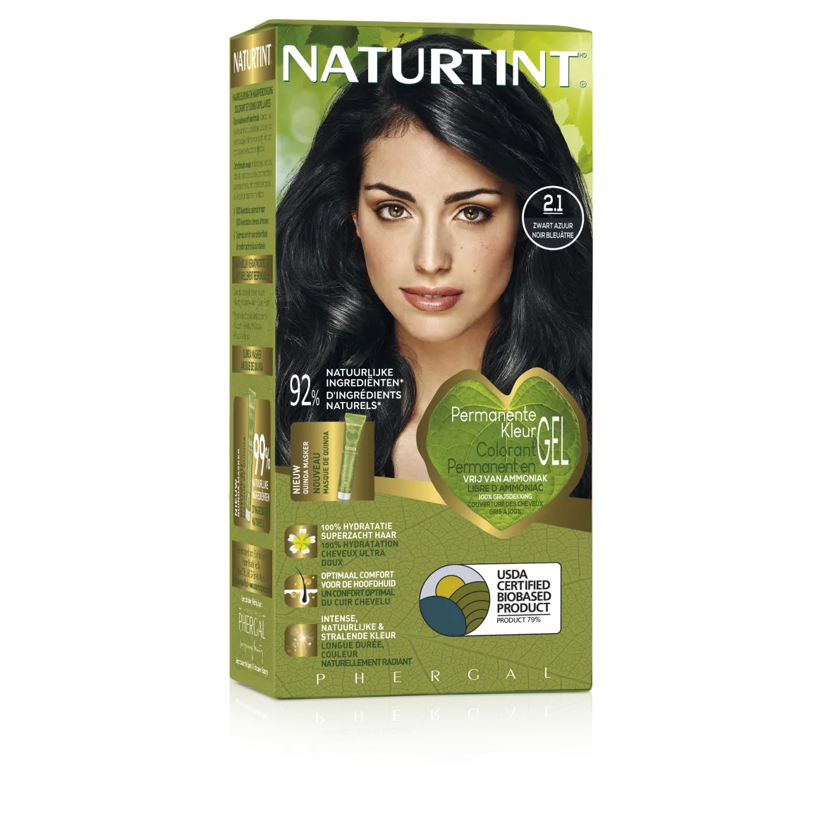 Naturtint 2.1 Zwart azuur