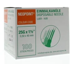 Neopoint Injectienaald steriel 0.5 x 40