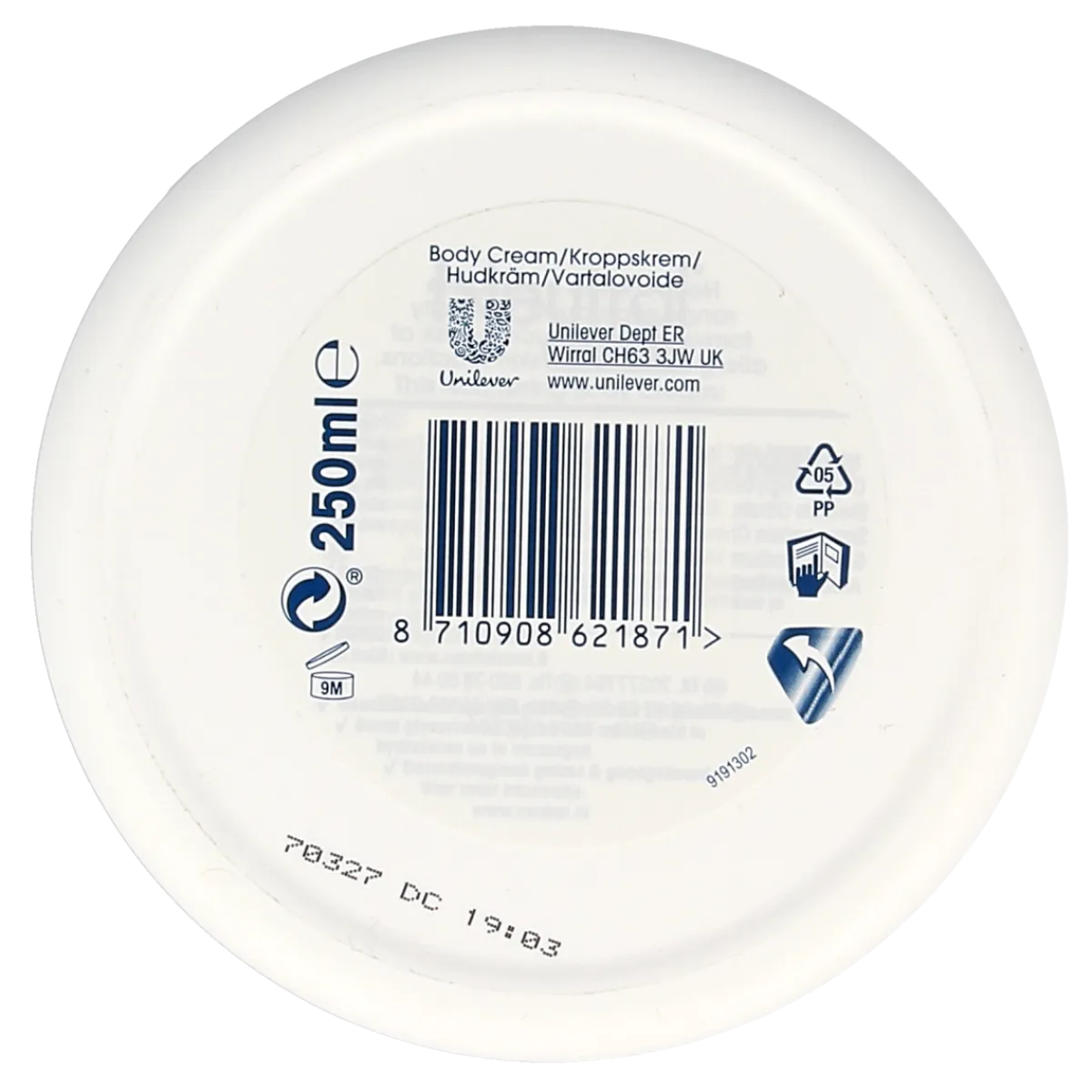 Neutral Body cream