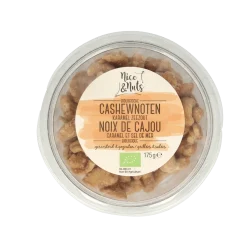 Nice & Nuts Cashewnoten karamel zeezout geroosterd bio