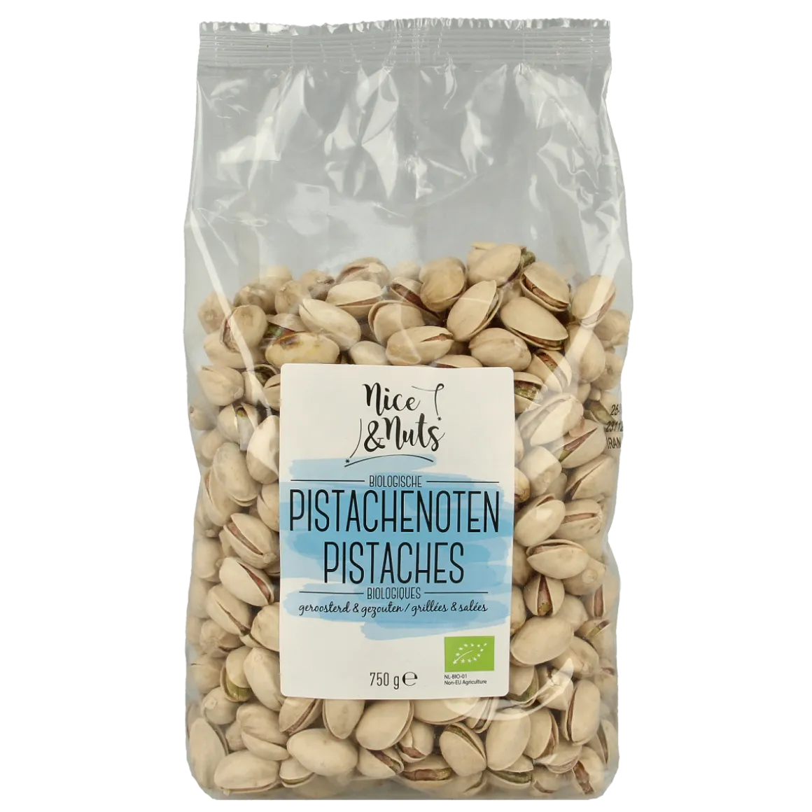 Nice & Nuts Pistache geroosterd en gezouten bio
