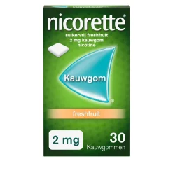 Clearance Nicorette Kauwgom 2mg freshfruit