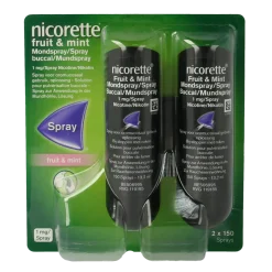 Nicorette Mondspray fruit & mint duo