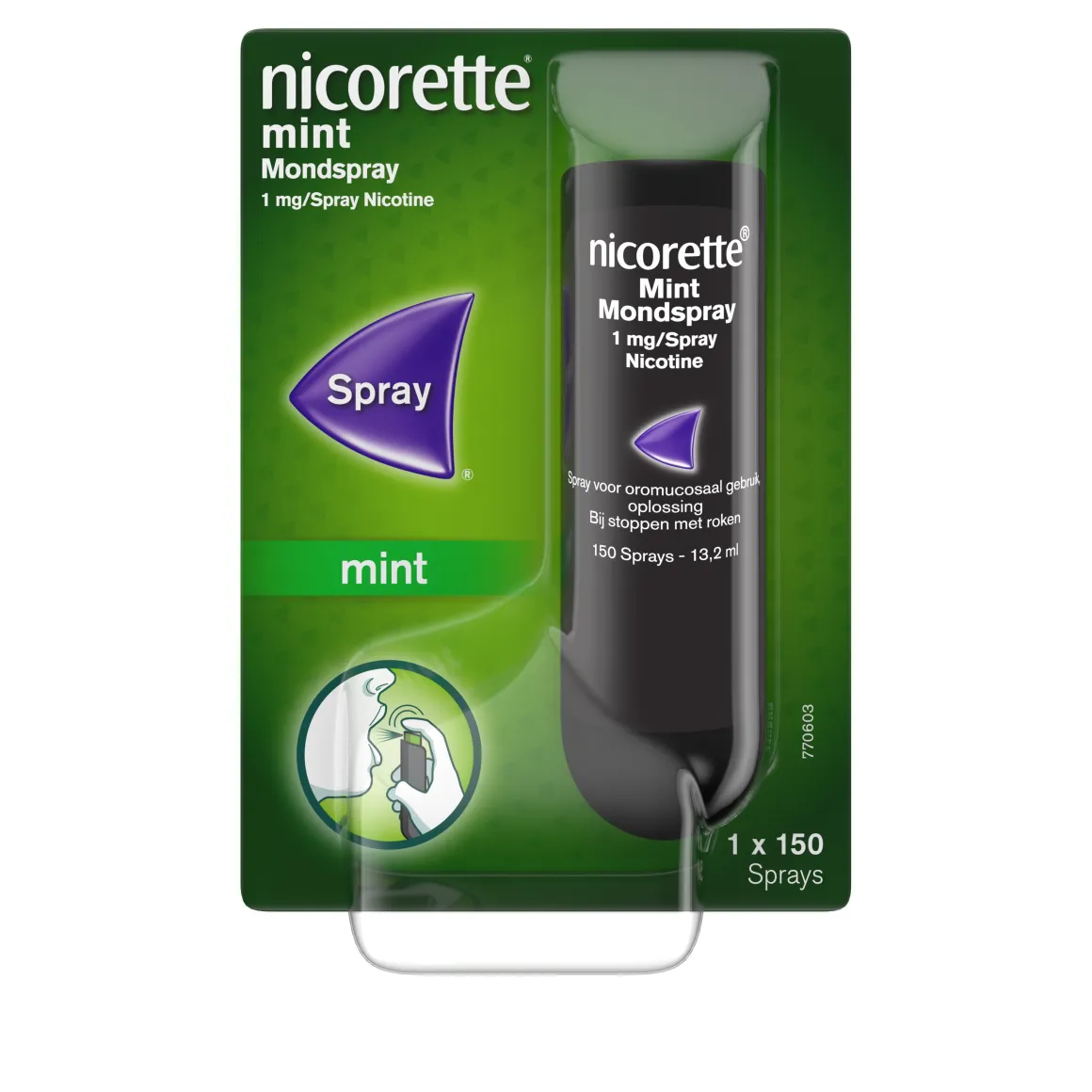 Nicorette Mondspray mint 1mg