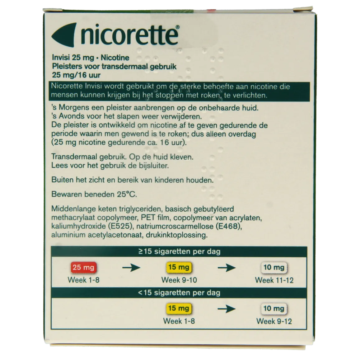Nicorette Pleister 25mg