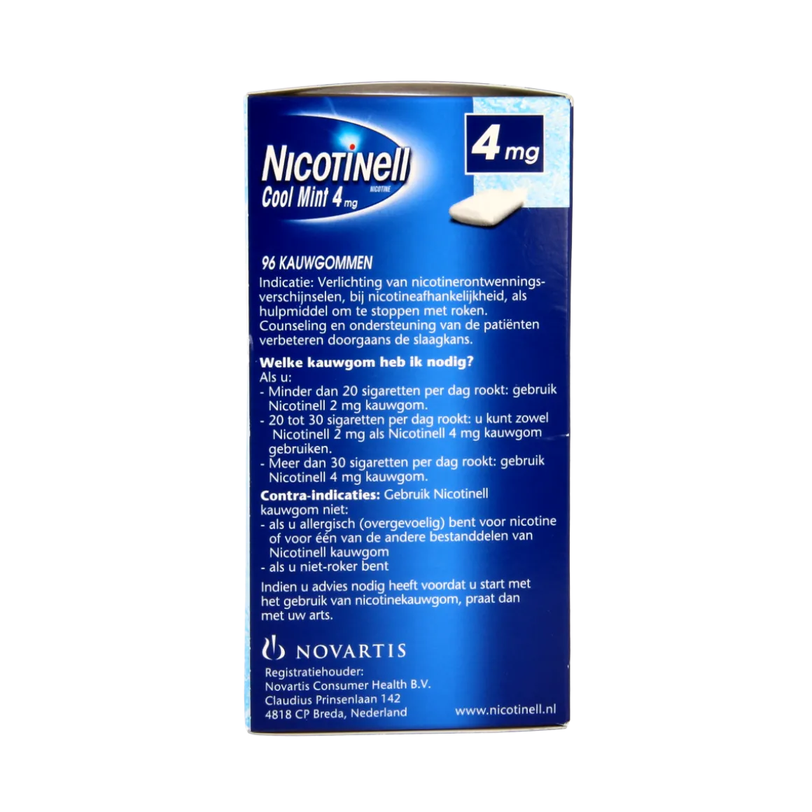 Nicotinell Kauwgom cool mint 4mg