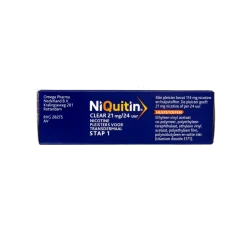 Niquitin Stap clear 21mg/24 uur