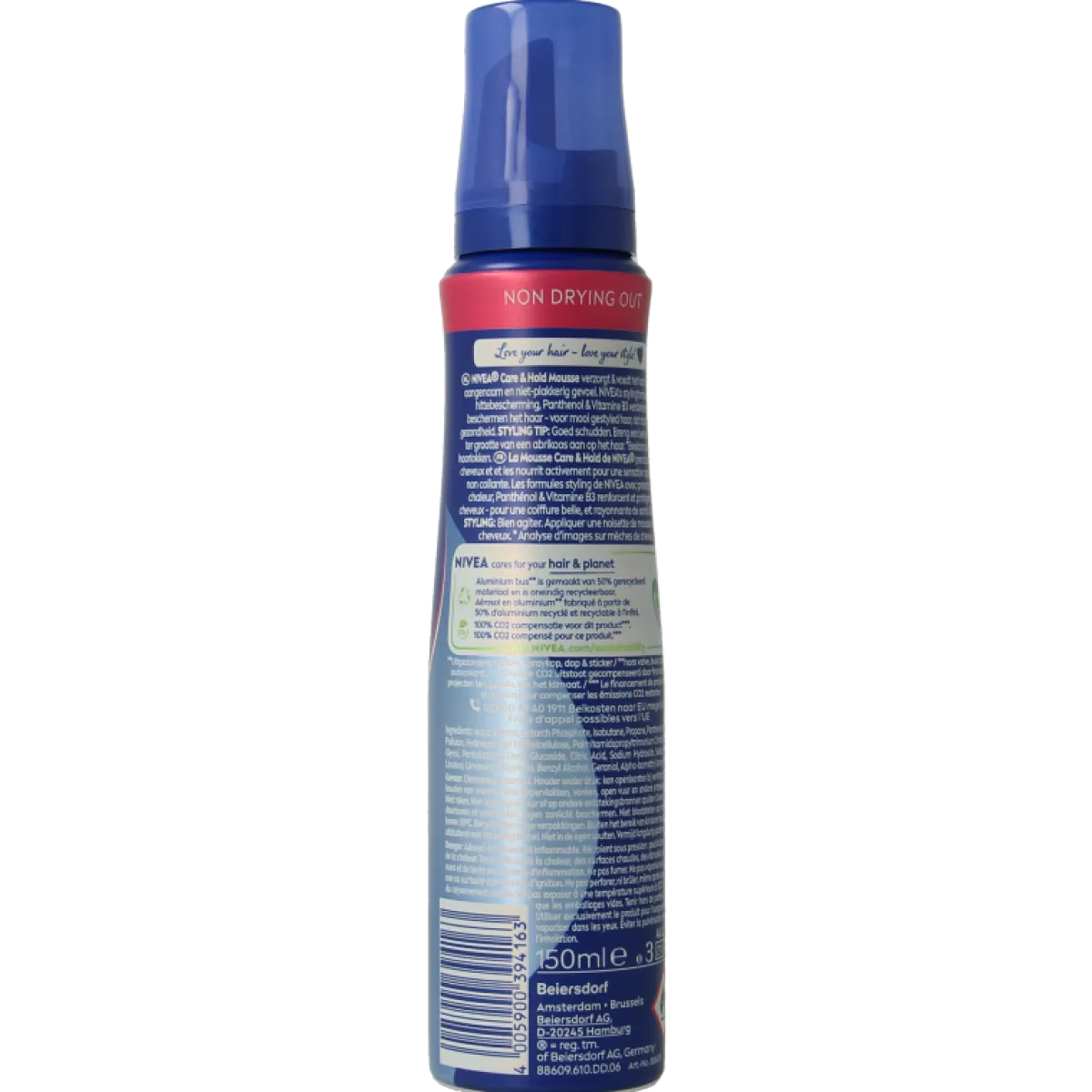 Clearance Nivea Care & hold styling mousse extra strong