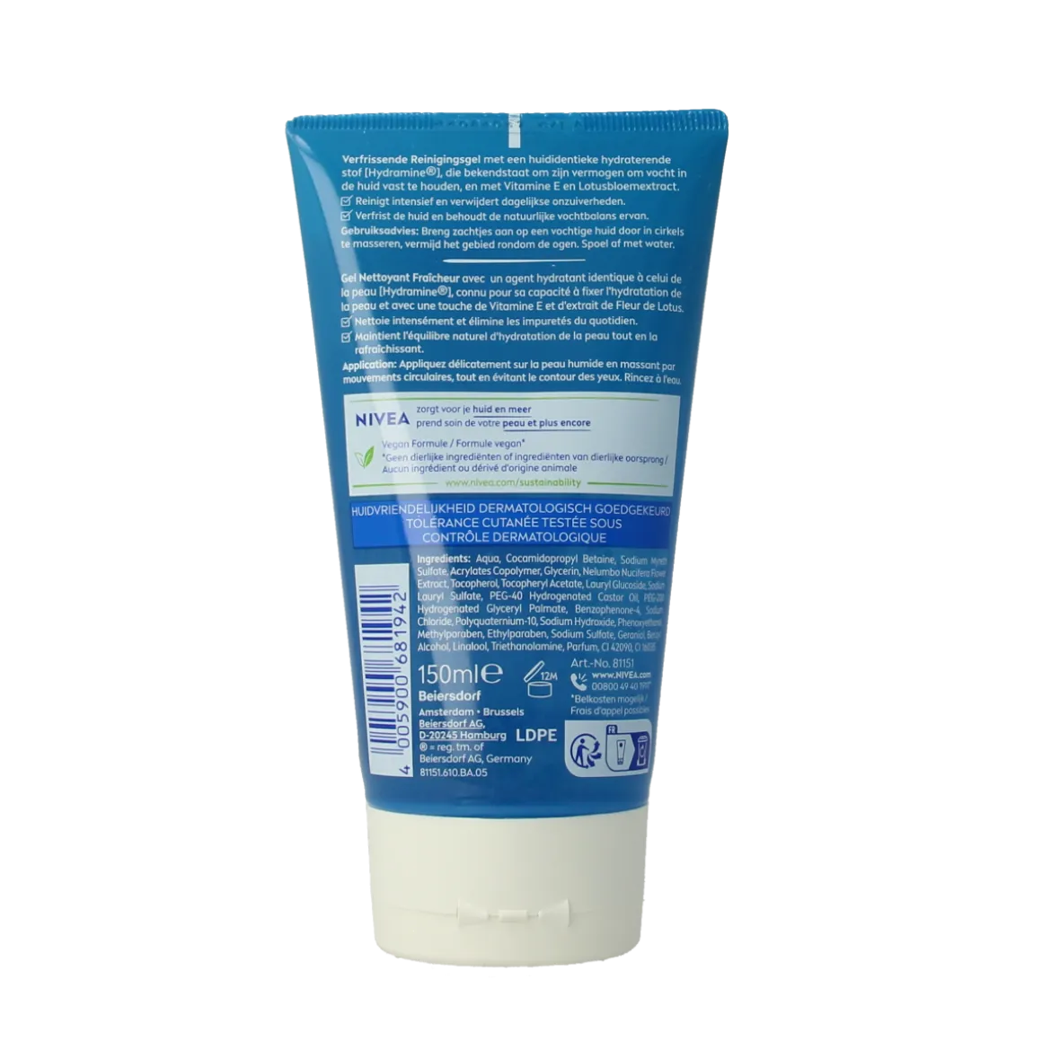 Nivea Essentials verfrissende reinigingsgel
