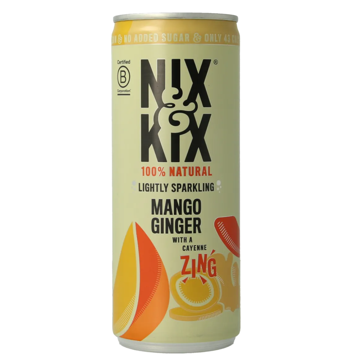 Nix & Kix Mango ginger blikje