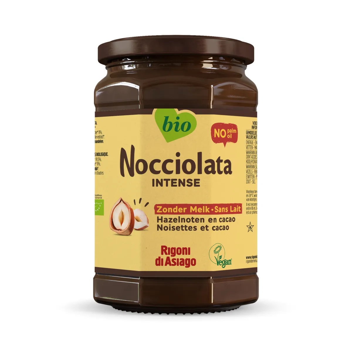 New Nocciolata Hazelnootpasta zonder melk bio