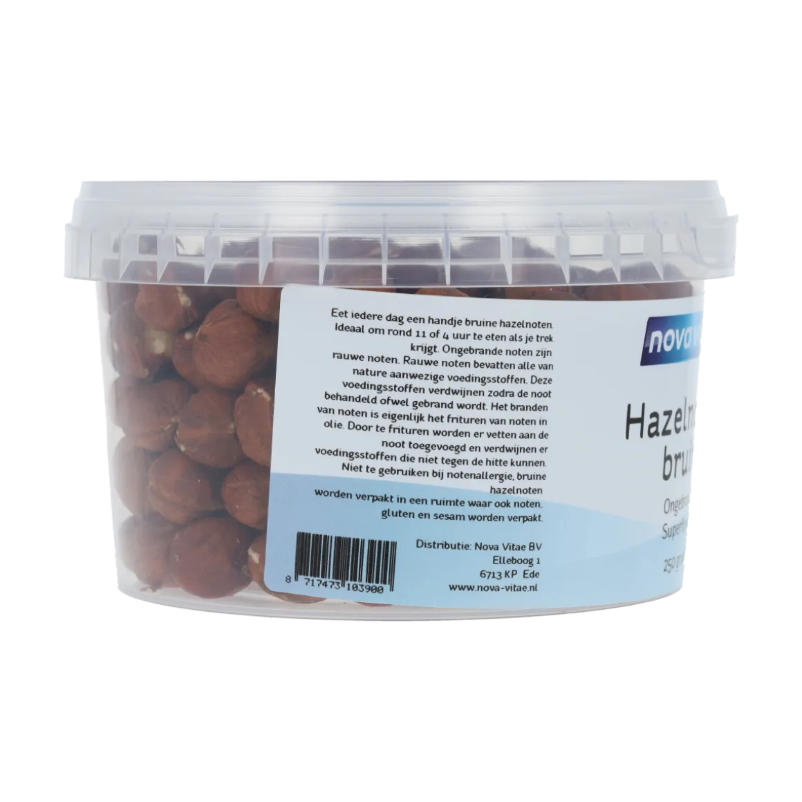 Nova Vitae Hazelnoten bruin ongebrand raw