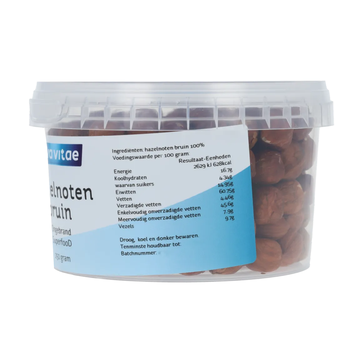Nova Vitae Hazelnoten bruin ongebrand raw