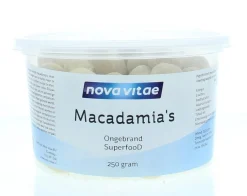 Nova Vitae Macadamia ongebrand raw