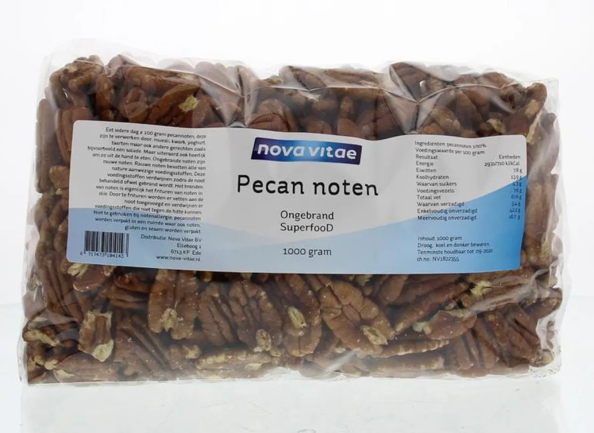 New Nova Vitae Pecannoten ongebrand raw
