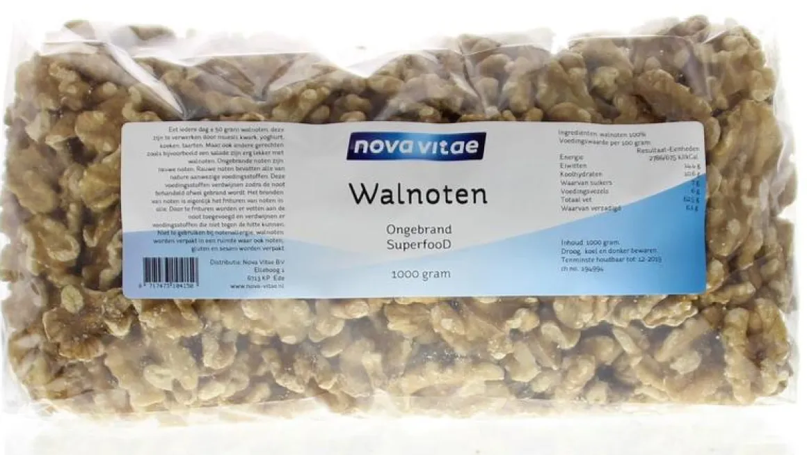 Nova Vitae Walnoten ongebrand raw