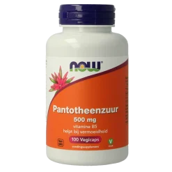 NOW Pantotheenzuur 500mg (B5)