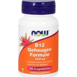 NOW Vitamine B12 geheugenformule 1000mcg