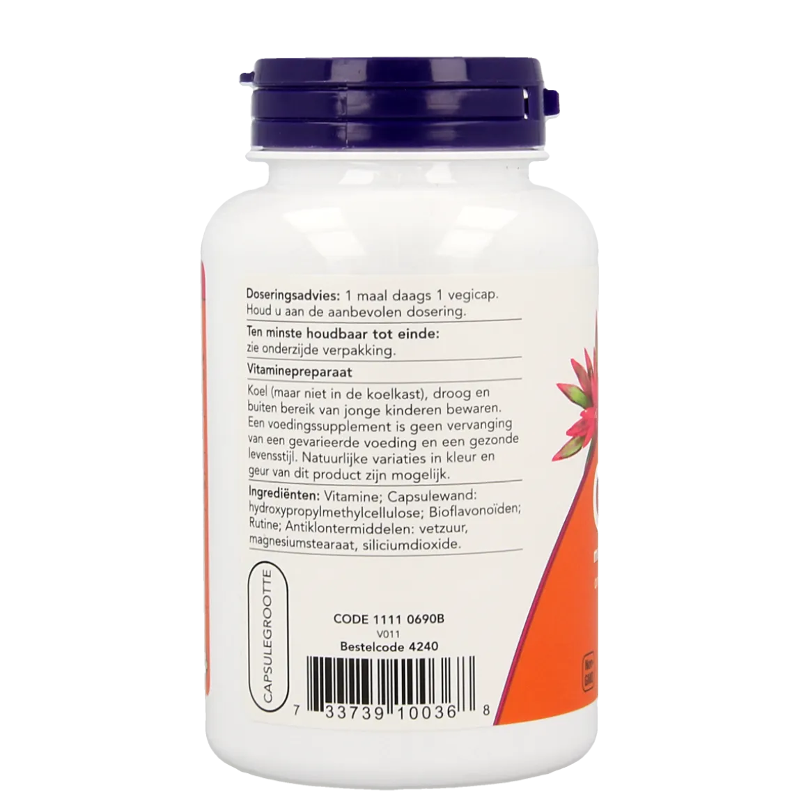 NOW Vitamine C 1000mg bioflavonoiden