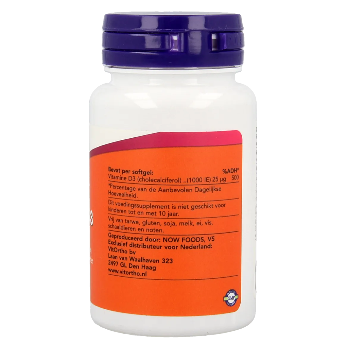 NOW Vitamine D3 1000IE