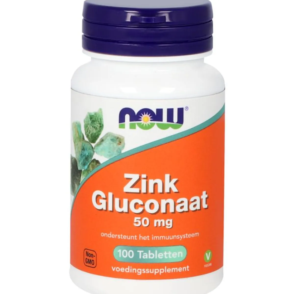 New NOW Zink gluconaat 50mg