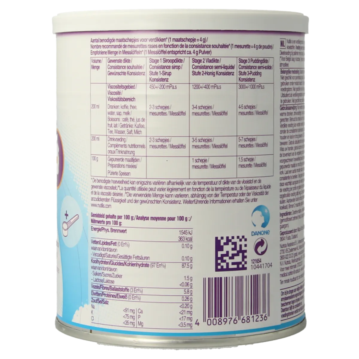 Outlet Nutricia Nutilis