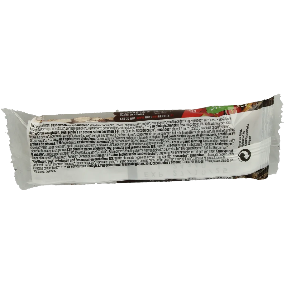 New Nuts & Berries Nuts & berries choco sour cherry bio