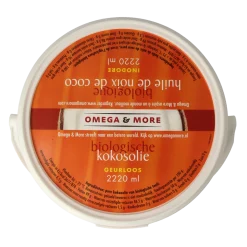 Sale Omega & More Kokosolie geurloos bio 2 kg