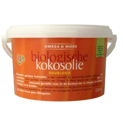 Sale Omega & More Kokosolie geurloos bio 2 kg