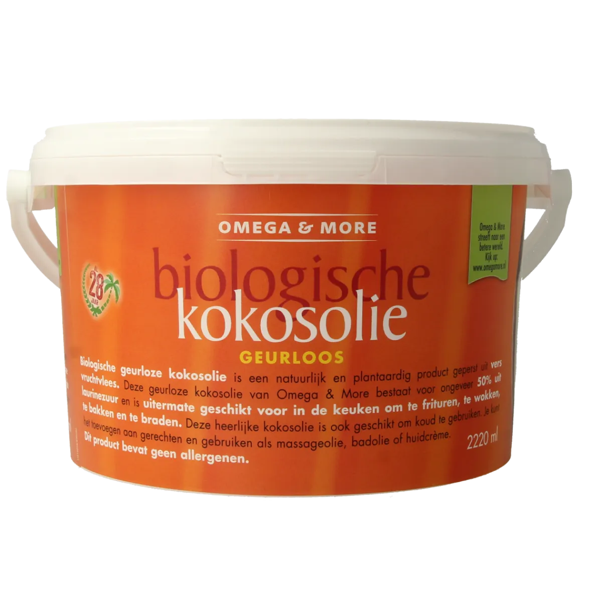Sale Omega & More Kokosolie geurloos bio 2 kg