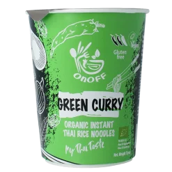 New Onoff Instant noodlesoup green curry bio
