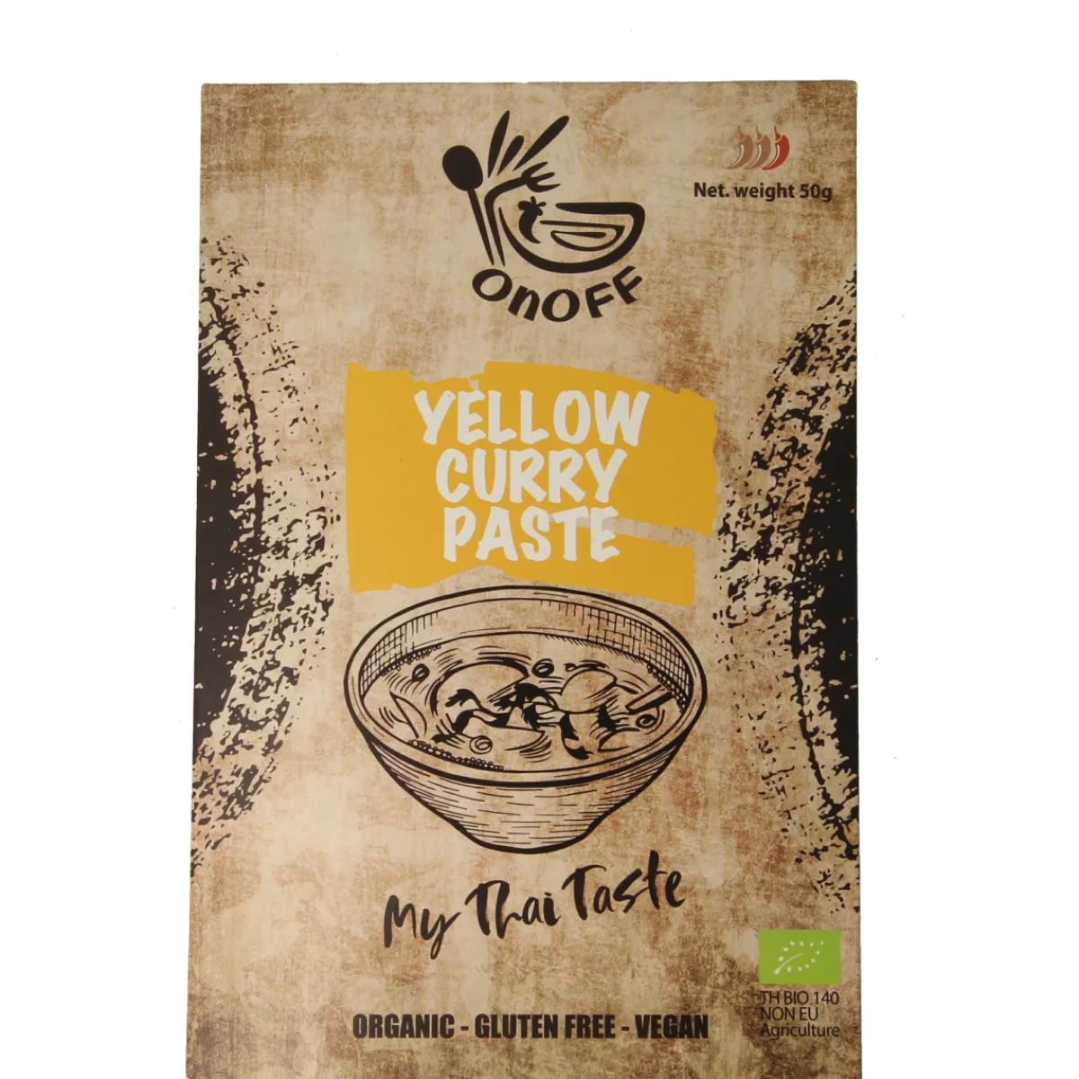 Onoff Thaise gele currypasta bio