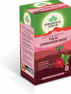 Organic India Tulsi cinnamon rose thee bio