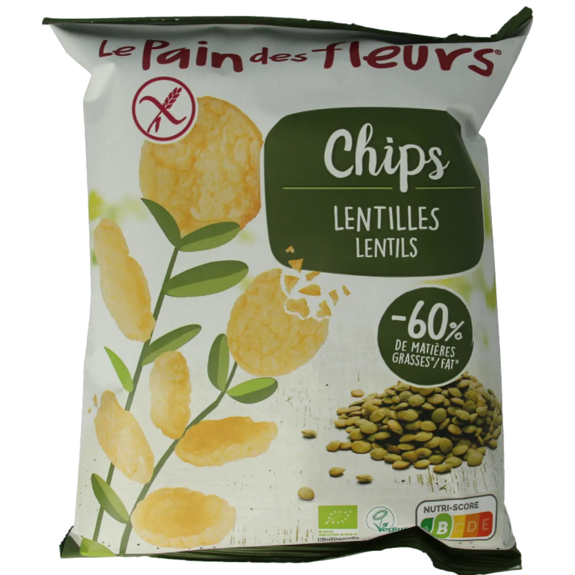 Pain Des Fleurs Chips met linzen bio