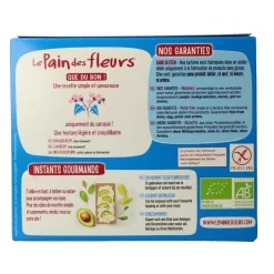 Pain Des Fleurs Krokante crackers boekweit zoutloos glutenvrij bio