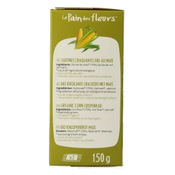Outlet Pain Des Fleurs Krokante crackers mais glutenvrij bio