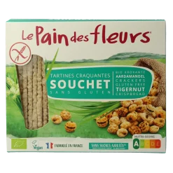 Outlet Pain Des Fleurs Krokante crackers aardamandel glutenvrij bio