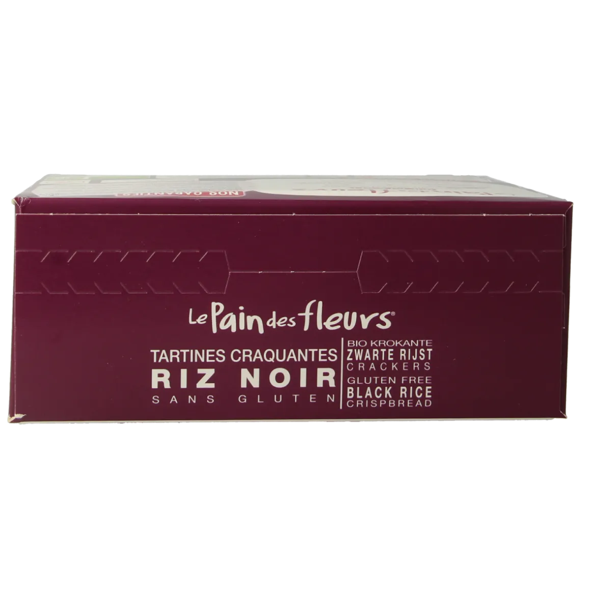 Pain Des Fleurs Krokante crackers zwarte rijst glutenvrij bio