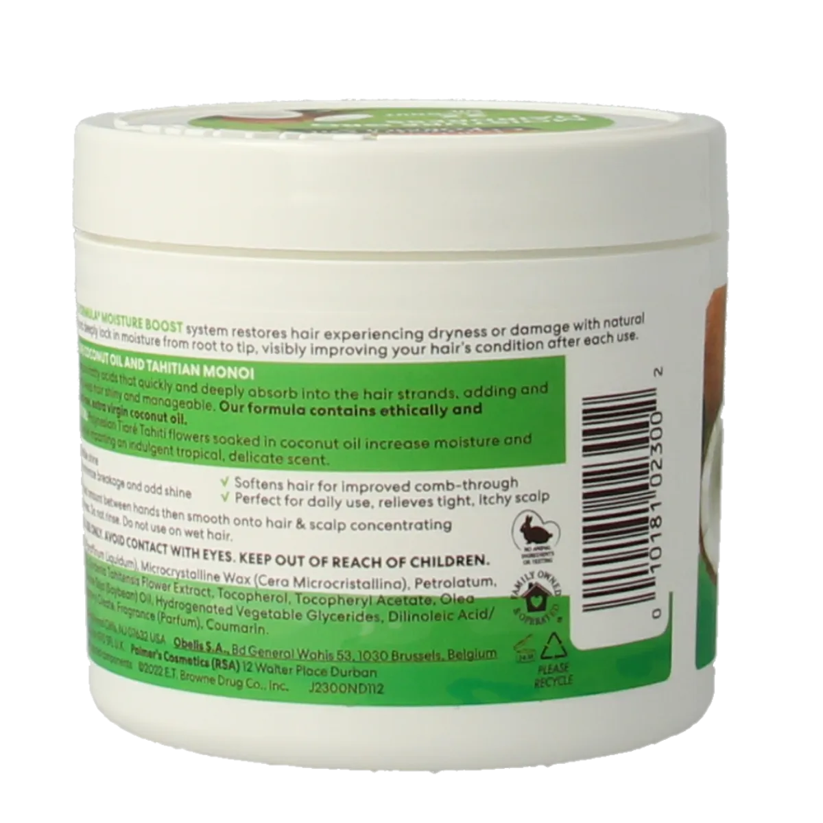 Clearance Palmers Coconut oil formula moisture boost pot