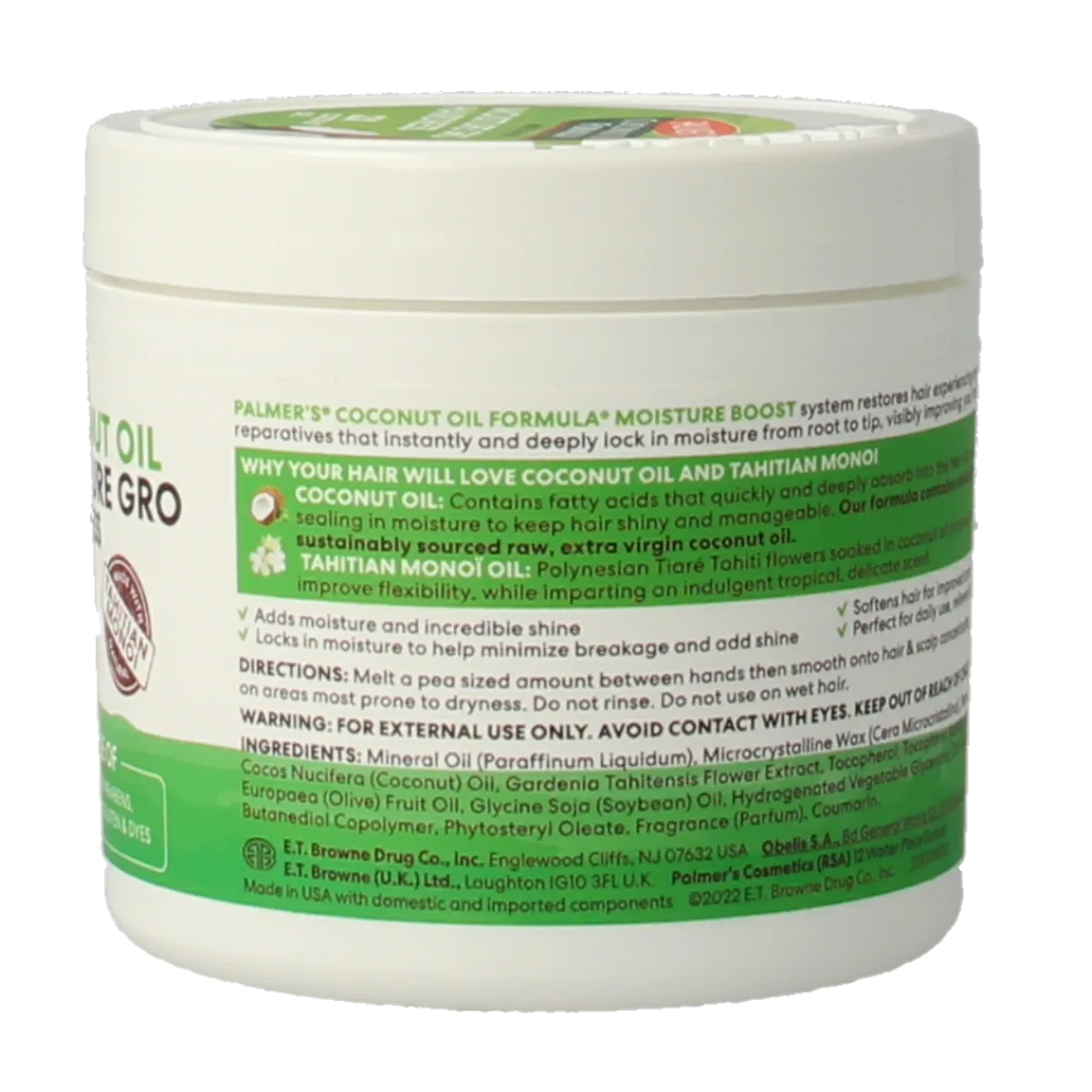 Clearance Palmers Coconut oil formula moisture boost pot