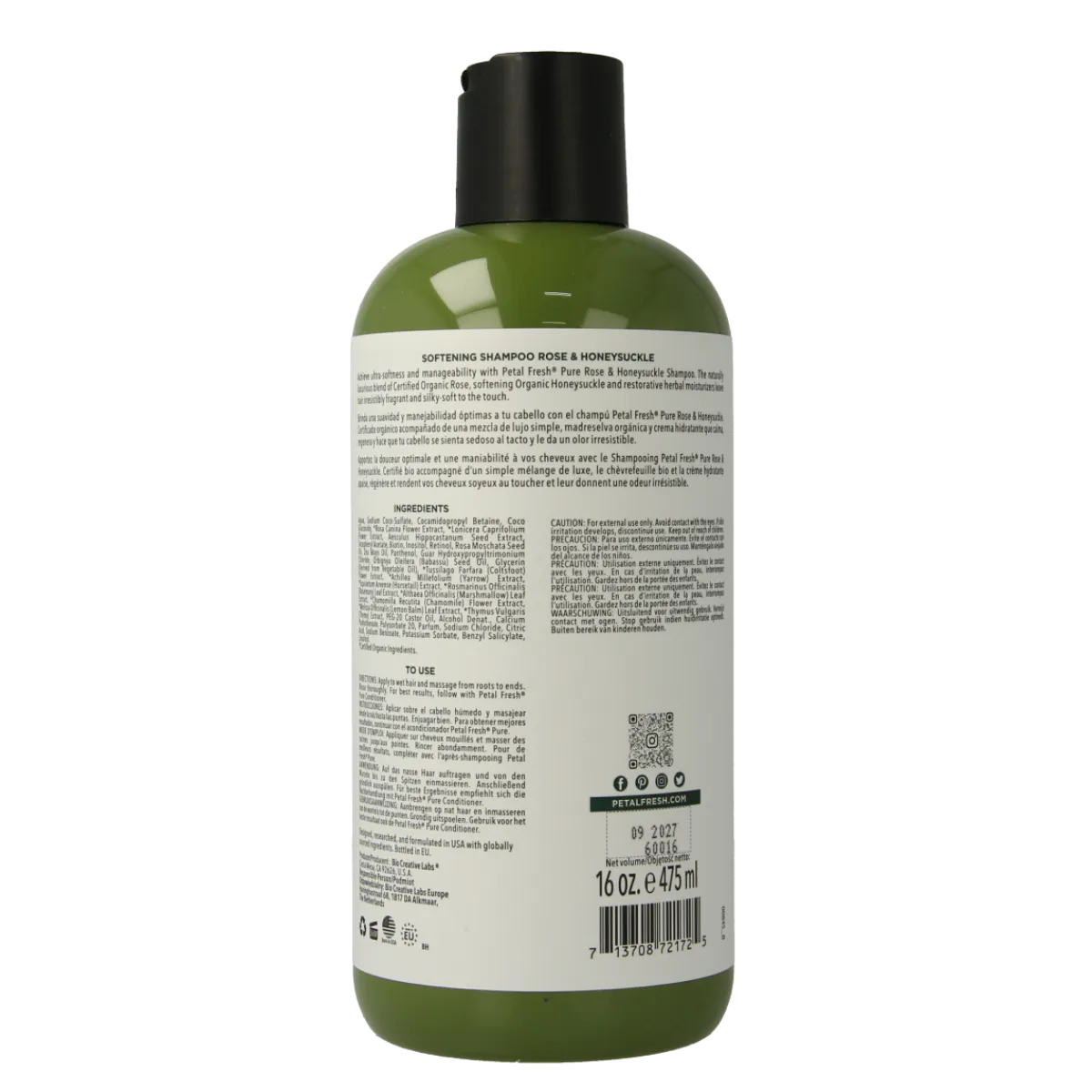 Clearance Petal Fresh Shampoo rose & honeysuckle