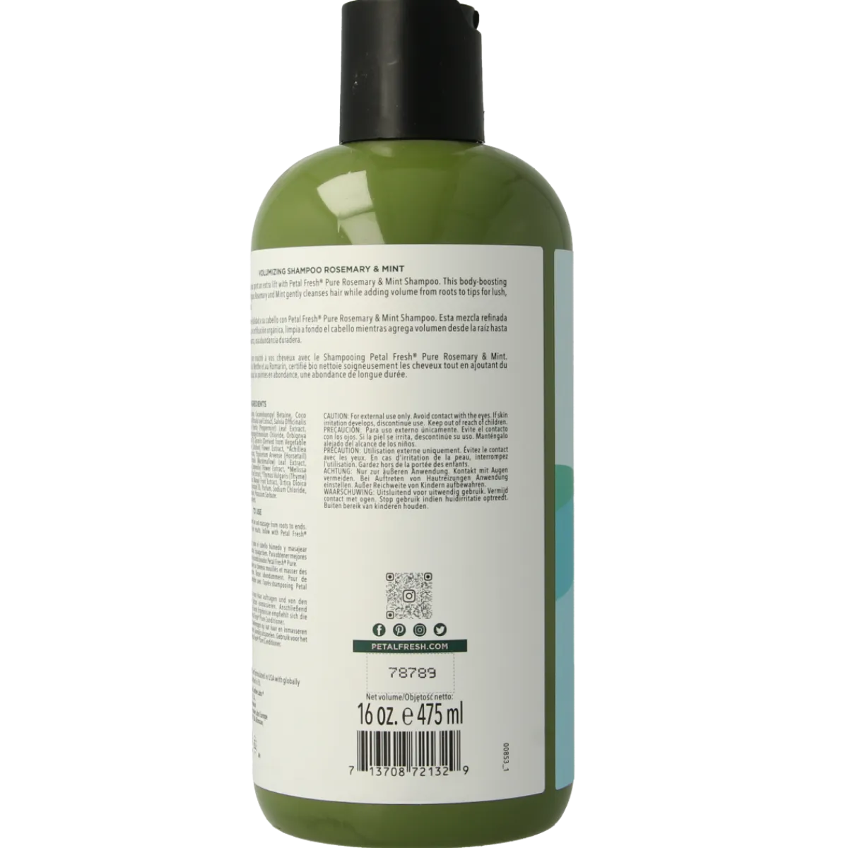 Petal Fresh Shampoo rosemary & mint