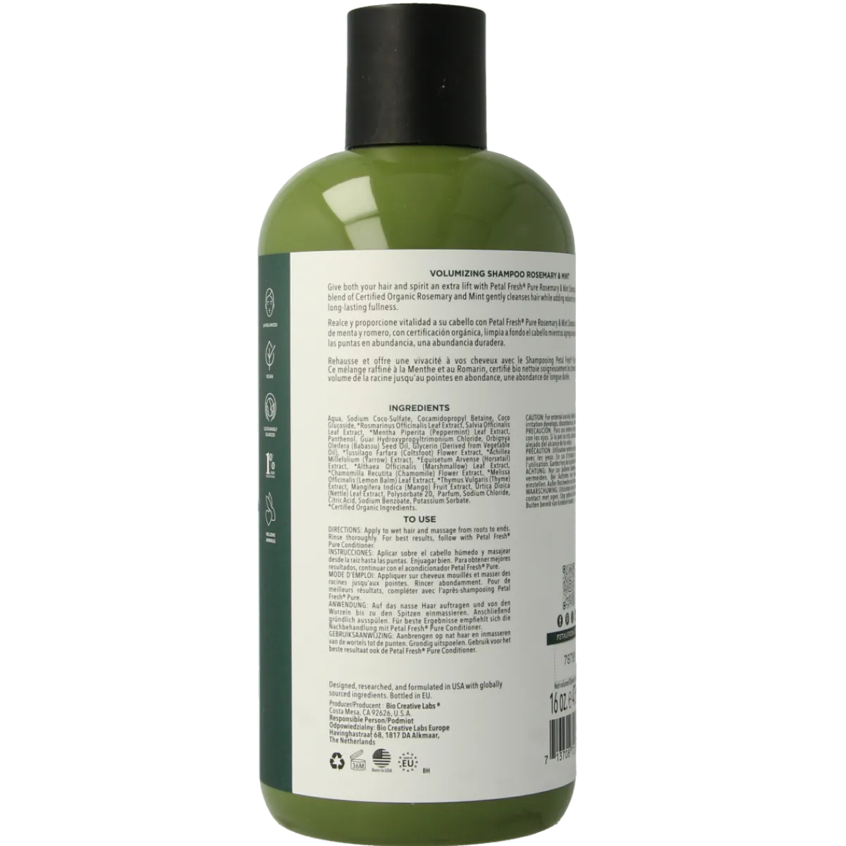 Petal Fresh Shampoo rosemary & mint