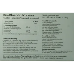 Hot Pharma Nord Bio bloeddruk & kalium tabletten en capsules