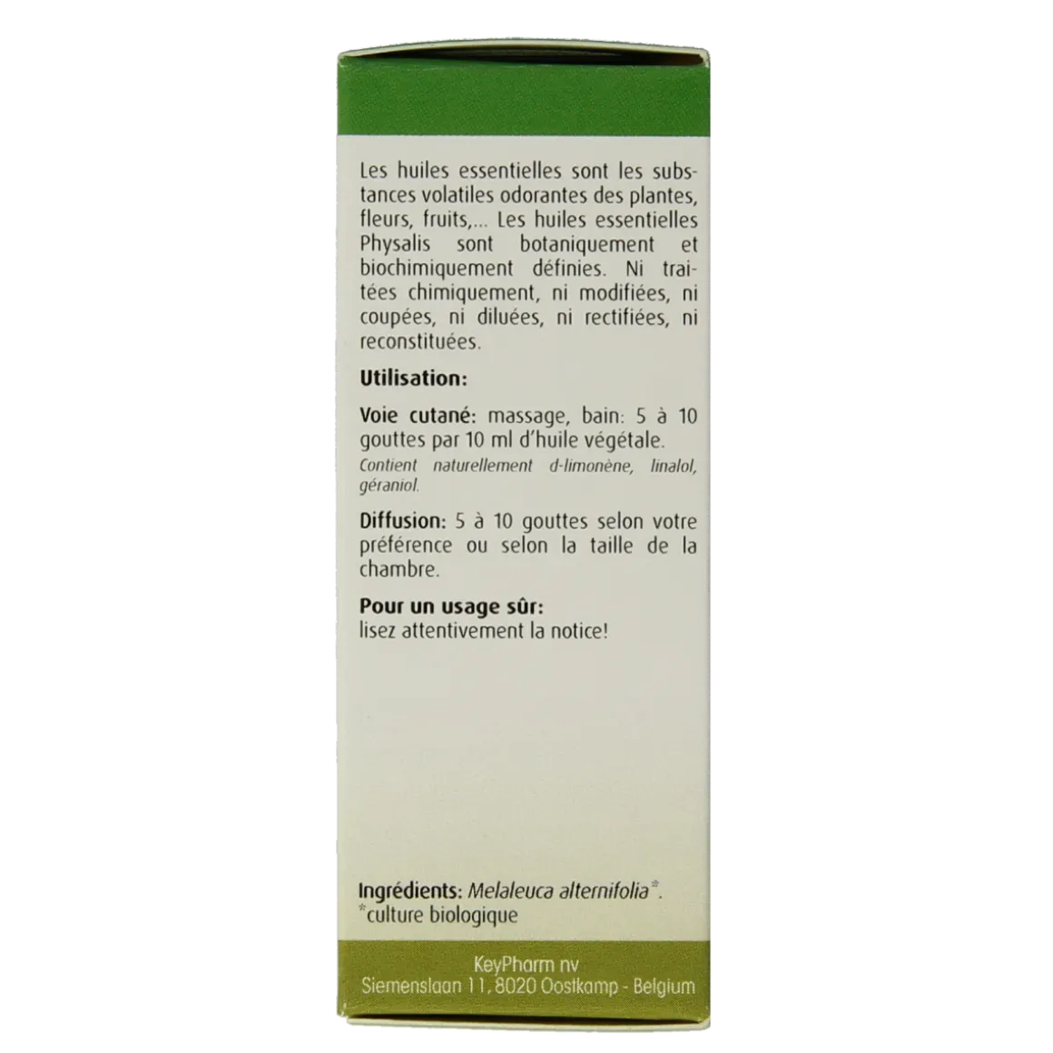 Physalis Tea tree bio