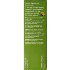 Piramide Groene thee met citroen bio