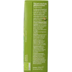Hot Piramide Groene thee perzik vlierbloesem bio