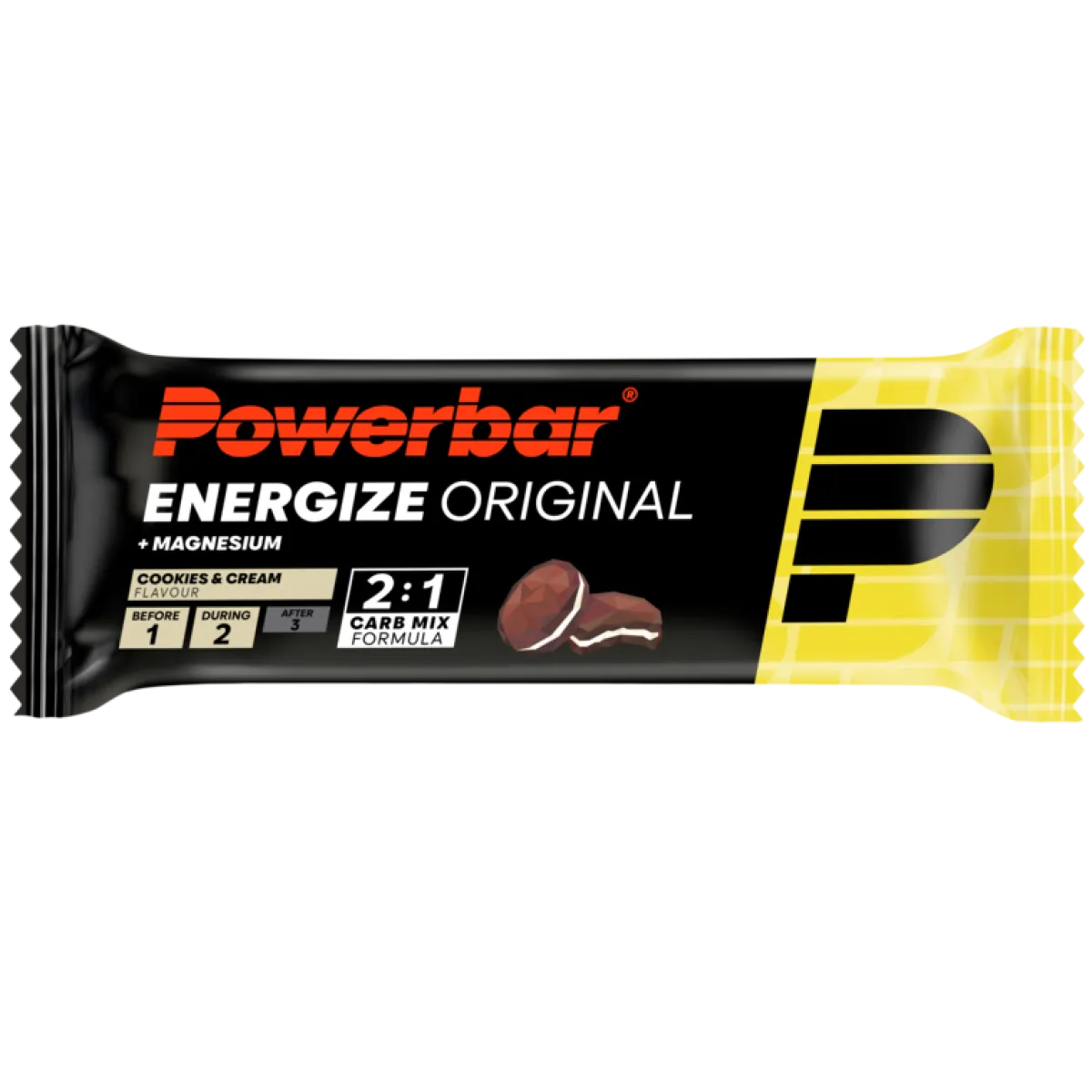 New Powerbar Energize bar cookies & cream