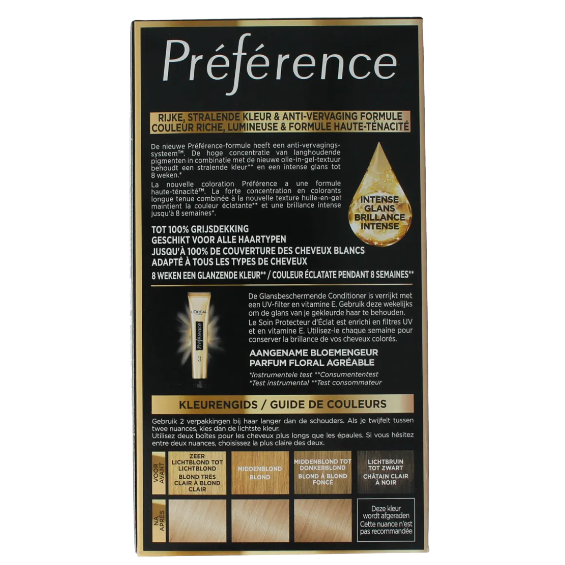 Preference 8 Californie lichtblond